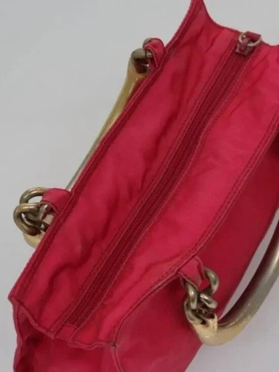 PRADA Hand Bag Nylon Pink Auth 109805 - Picture 6 of 16